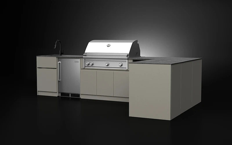 Host Series 3.7x2m | BBQ 120cm+Sink+Fridge+Bin