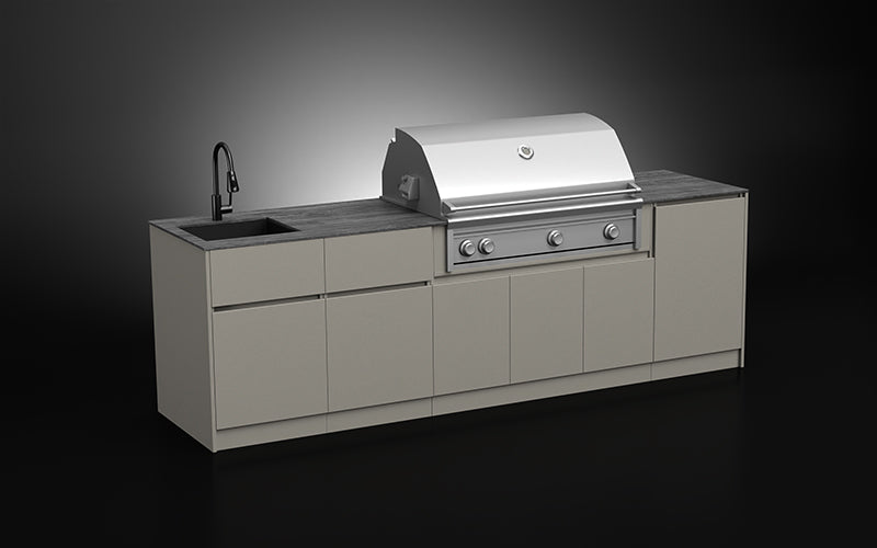 Compact Series 2.85m | BBQ 120cm+Sink+Bin