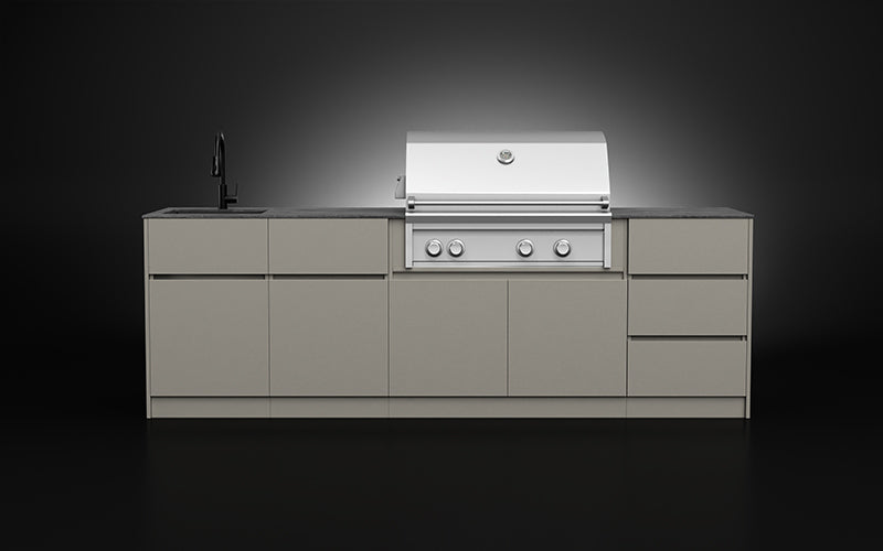 Compact Series 2.7m | BBQ 91cm+Sink+Bin