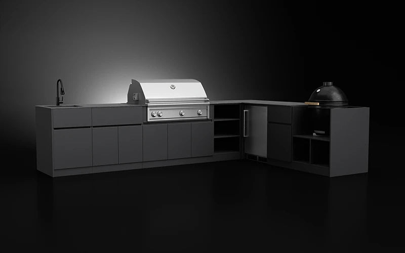 Host Series 3.8x2.7m | BBQ 120cm+Kamado+Sink+Fridge+Bin