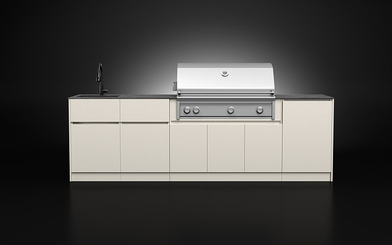 Compact Series 2.85m | BBQ 120cm+Sink+Bin