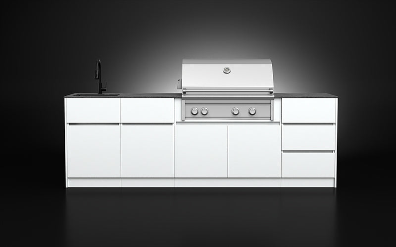 Compact Series 2.7m | BBQ 91cm+Sink+Bin