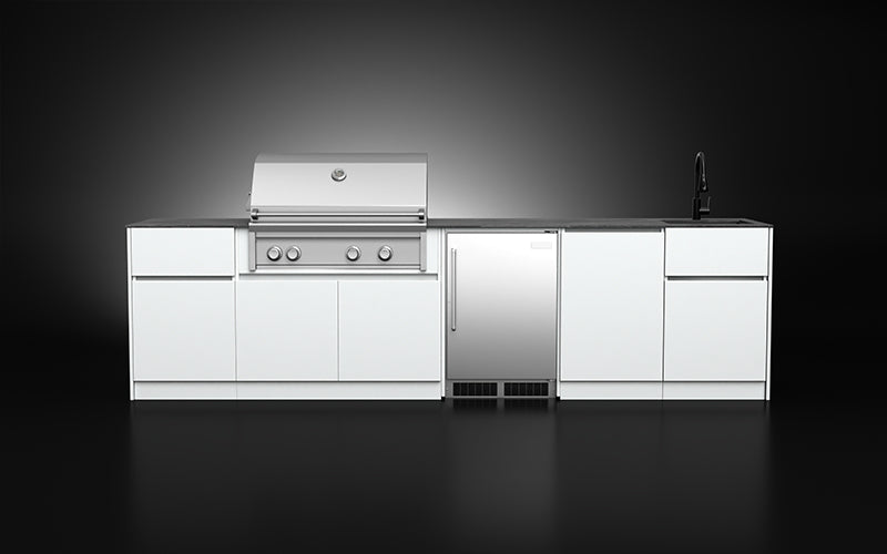 Compact Series 3.35m | BBQ 95cm+Sink+Fridge+Bin